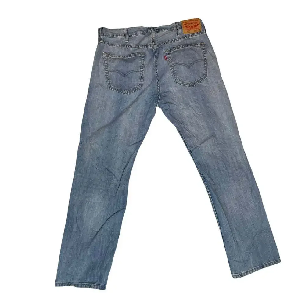 Levi’s 559 Relaxed Straight Jeans Mens 38x34 Light Wash Denim